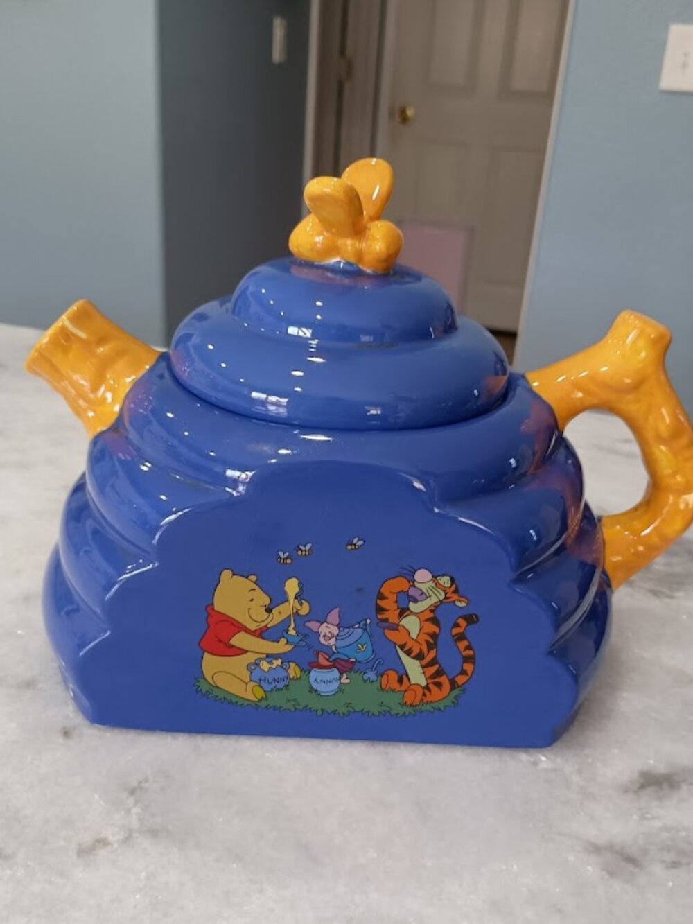 Disney Winnie the Pooh Ceramic Teapot by Houston Harvest